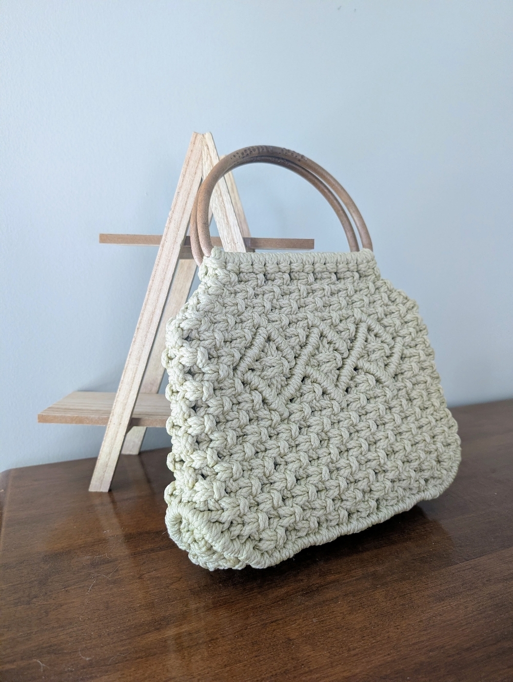 Handmade Macrame Handbag - Picture 12 of 12